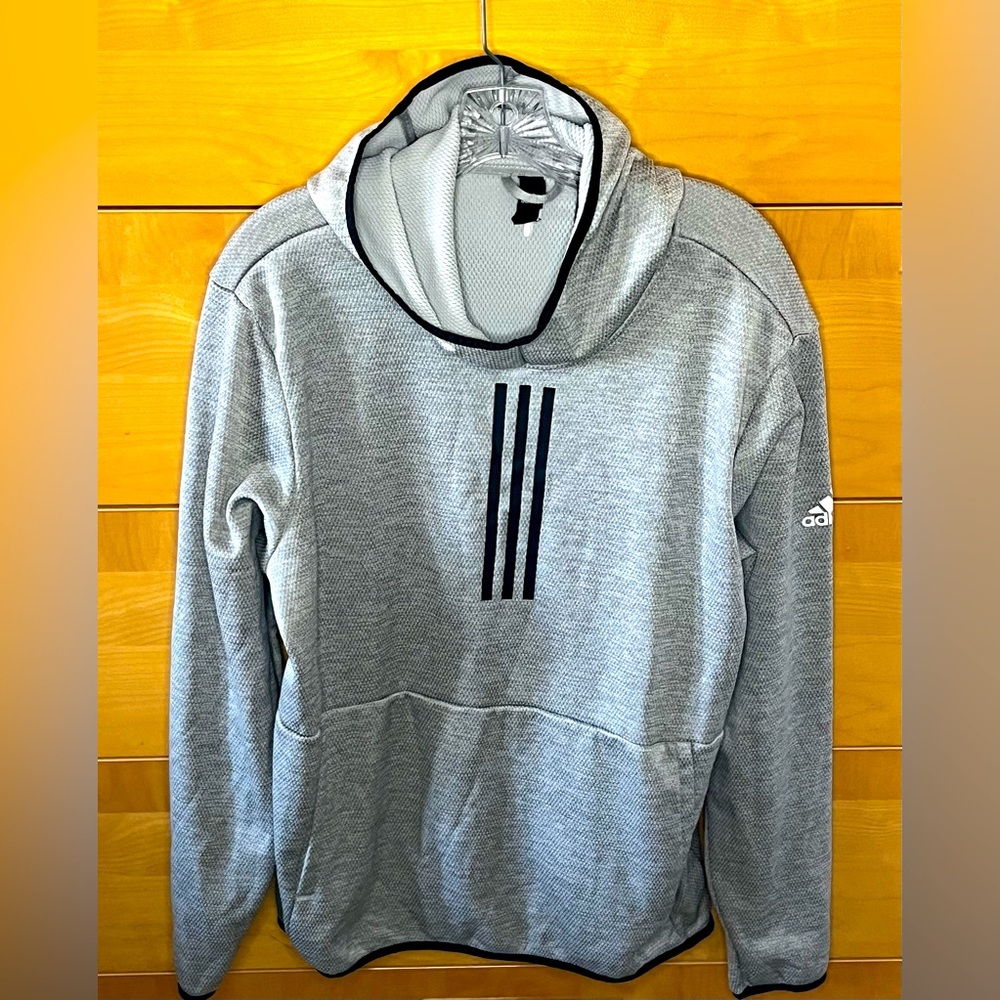 Adidas Men’s “Climawarm” Pullover Longsleeve Hoodie Sweater